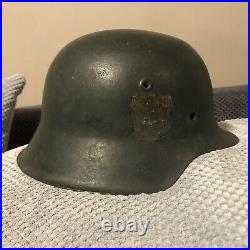 Rare Original German Helmet Elite XX Ww2, Stahlhelm Wehrmacht Wk 2