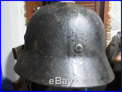 Rare Quality WW2 Double Decals German Special Troops M-40 Helmet w. Certificate
