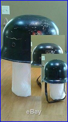 Rare WW2 German Civilian Police /Soldier Helmet