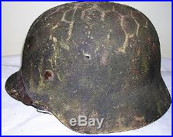 Rare WW2 German Sand Camo Helmet