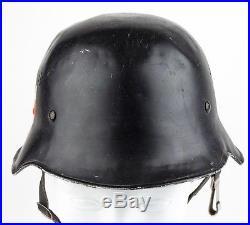 Rare WW2 German Volkswagen Factory Military Protection Helmet WV Decal Original