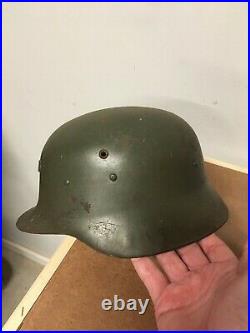 Rare original German style Spanish WW2 WWII helmet with liner M42 Model Z