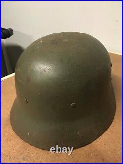 Rare original German style Spanish WW2 WWII helmet with liner M42 Model Z