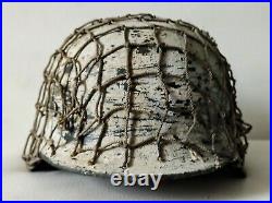 Restored original German Helmet M35/66 Winter WW2 Wehrmacht Original Dug relic