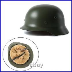 Soldier Green WW2 WWII German Elite Wh Army M35 M1935 Steel Helmet Stahlhelm