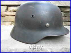 Untouched Original Ww2 M40 German Helmet