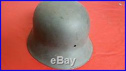 Very Nice Authentic Ww2 Wwii German Helmet With Decals Must See