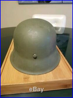 VINTAGE WW2 GERMAN Helmet M42 ET64 Eisenhuttenwerke, Thale With Liner