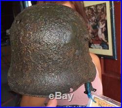 Very Rare Quality WW2 Early German Special Troops M-16 Helmet w. Certificate