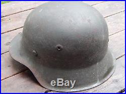 Vintage WW2 German Germany WWII DP2 57 Military Helmet