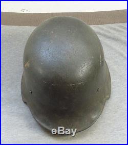 Vintage WW2 German Police M34 Luftschutz Helmet with Linner Inside WWII
