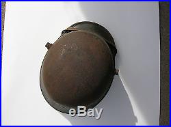 WW1 GERMAN TRENCH HELMET M16 size SI62 Re-issued for WW2 use