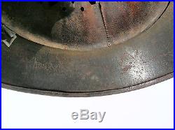 WW1 GERMAN TRENCH HELMET M16 size SI62 Re-issued for WW2 use
