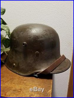 WW1 Imperial German M17 steel helmet, size Si66, original Stahlhelm ww2 soldier