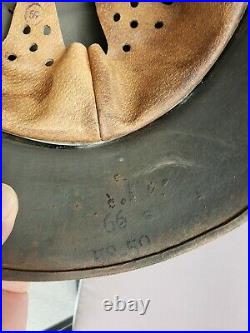 WW1 Imperial German M18 helmet restored As a WW2 Transitional Heer SD