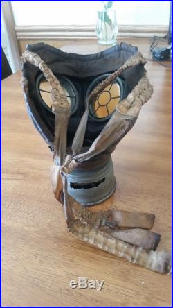 WW1 WWI WWII WW2 German Transitional Helmet, M18, Gas Mask, Liner, Steel, Chinstrap