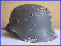 WW2 Big size 68 german helmet with winter camo-wermacht