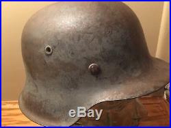 WW2 ET-66 German Helmet M42 rare dated Aluminum liner Eischuttenwerk-AG