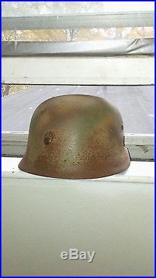 Ww2 German Camo Military Helmet