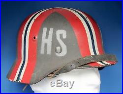 Ww2 German M40 Helmet Captured By Norwegian Resistance