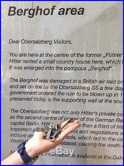 WW2 German Adolf Hitler Berghof Key Relic Obersalzberg Eva Braun Helmet Elmetto