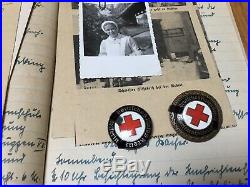 WW2 German Adolf Hitler Lot Nurse Obersalzberg Berghof Helmet Elmetto