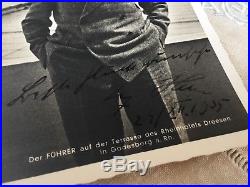 WW2 German Adolf hitler signed Berghof Obersalzberg Eva Braun Helmet Elmetto