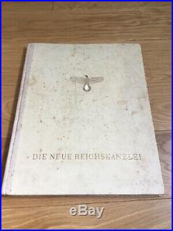 WW2 German Albert Speer Book Reich Chancellery Hitler Kanzlei Berlin Helmet