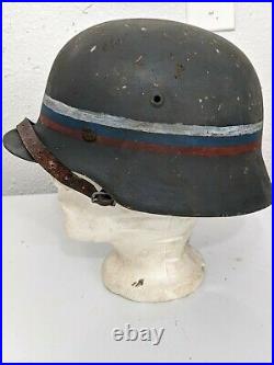 WW2 German Ally POA Russian Volunteer Tunic and M42 ET68 Helmet Free Shipping