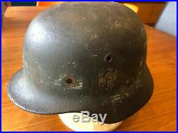 WW2 German Army / Herr Single Decal Camo M40 Helmet Shell ET66