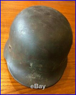WW2 German Army / Herr Single Decal Camo M40 Helmet Shell ET66