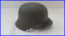 WW2 German Army M42 Single Decal Helmet Orginal