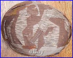 WW2 German Army STEEL HELMET Camouflage Cover ULTRA RARE Pattern UNIQUE