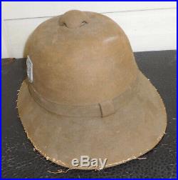 WW2 German DAK Afrika Pith Helmet, Size 55, 1942
