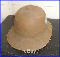 WW2 German DAK Afrika Pith Helmet, Size 55, 1942