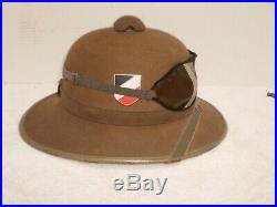 WW2 German DAK Afrika pith helmet, 1942, JHS, size 56, orig