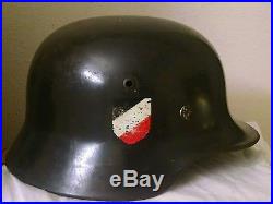 WW2 German Double Decal Helmet