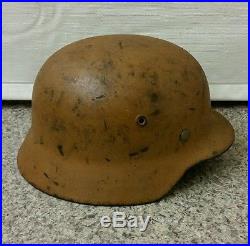 WW2 German ET66 Helmet Steel trench pot