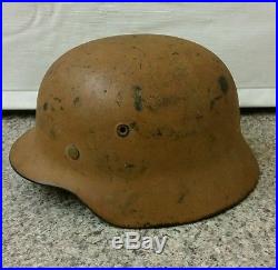 WW2 German ET66 Helmet Steel trench pot