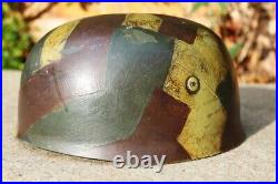 WW2 German Fallschirmjäger M38 Helmet good looking camouflage- museum replica