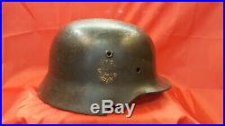 WW2 German Germany Original Army Heer Military M40 Combat Helmet 1decal Stalhelm
