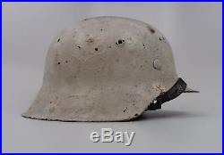 WW2 German Heer Wehrmacht winter camouflage snow camo army uniform combat helmet