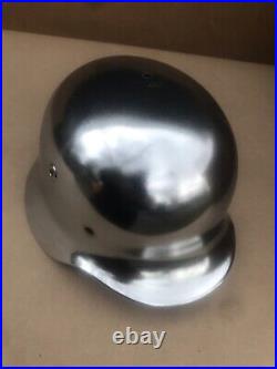 WW2 German Helmet Chromed NICE