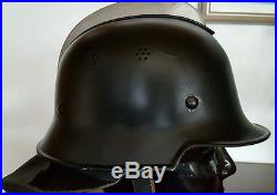 WW2 German Helmet- M34 Police/Fire Helmet Great Shape for item over 70 yrs old