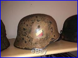 WW2 German Helmet- M35 DD Afrika Korps Reproduction