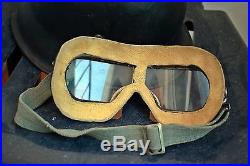 WW2 German Helmet M35 M40 M42 Good condition motocycle goggles