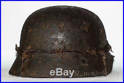 WW2 German Helmet M35 Size 66. The Battle for Stalingrad. Relic Rare