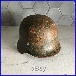 WW2 German Helmet M35 Wehrmacht Stahlhelm M35 original equipment dug relic liner
