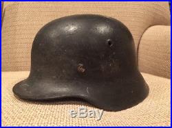 WW2 German Helmet M40 SD Army Vet Bring Back Dome Stamp
