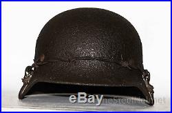 WW2 German Helmet M40 Size 62. The Battle for Stalingrad. WW II Relic Rare